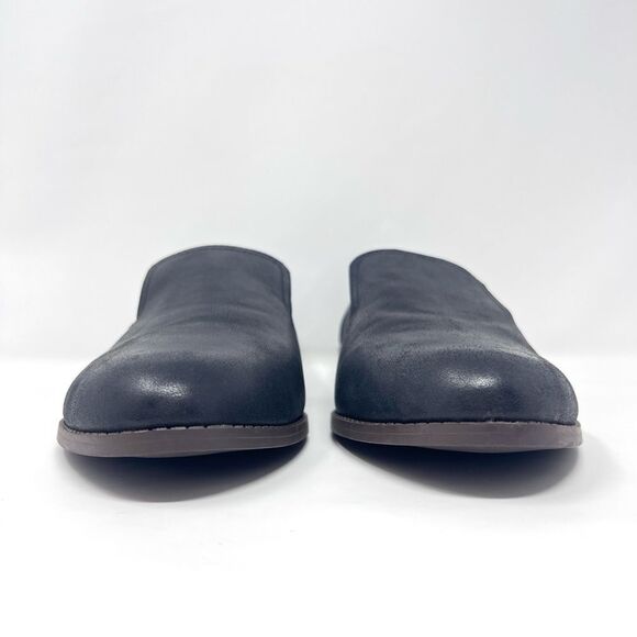 Lucky Brand Elafina Black Leather Classic Low Heel Slip On Loafers Size 10 - Picture 8 of 9